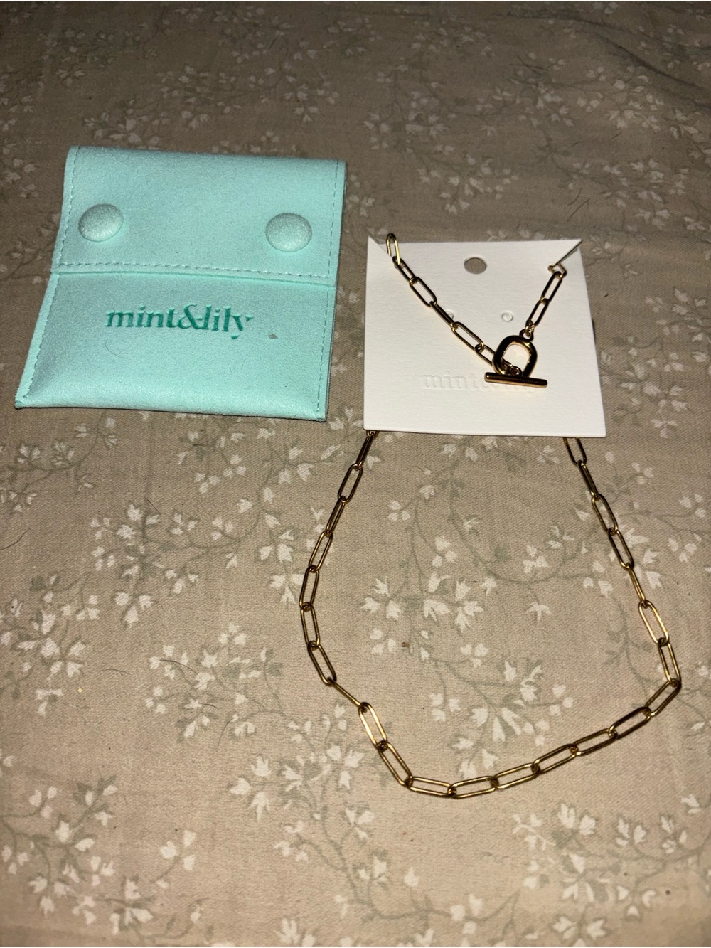 Gold Paperclip Chain Necklace - Gold